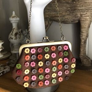 2004 Gymboree button mini purse